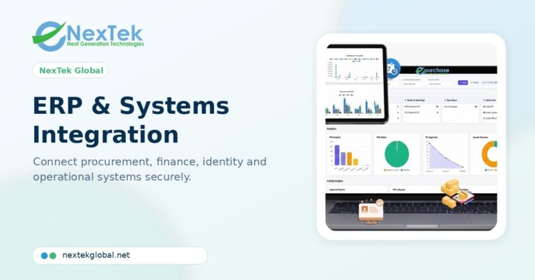 ERP Integration Strategy: Connect SaaS Without Creating New Risk — NexTek Global